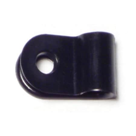 Midwest Fastener Cable Clip, Nylon, Black, 1/2 in L, 20 PK 64227